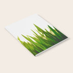Close Up Of Green Blades Of Grass Notebook Gallery Image 2
