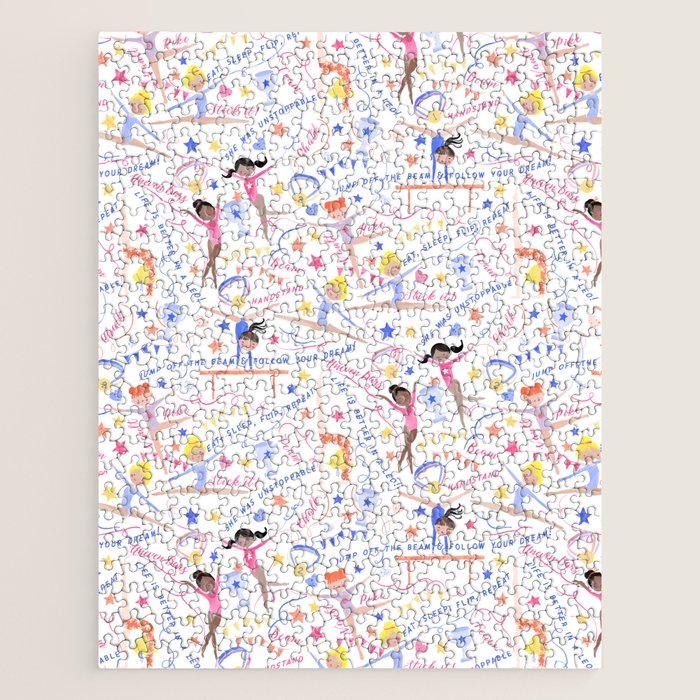 Gymnast Girls Jigsaw Puzzle Gallery Image 1