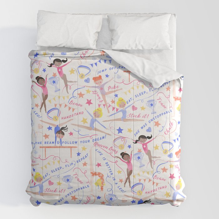 Gymnast Girls Comforter Gallery Image 2