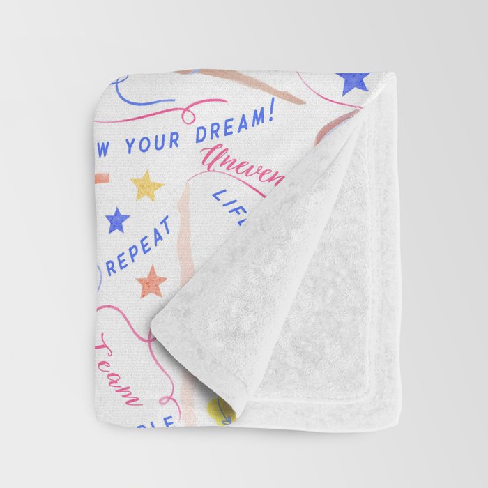 Gymnast Girls Throw Blanket Gallery Image 3