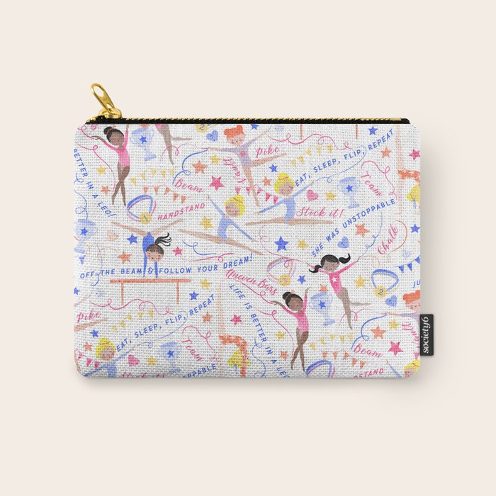 Gymnast Girls Carry All Pouch Gallery Image 1