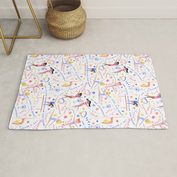Gymnast Girls Rug Gallery Image 1
