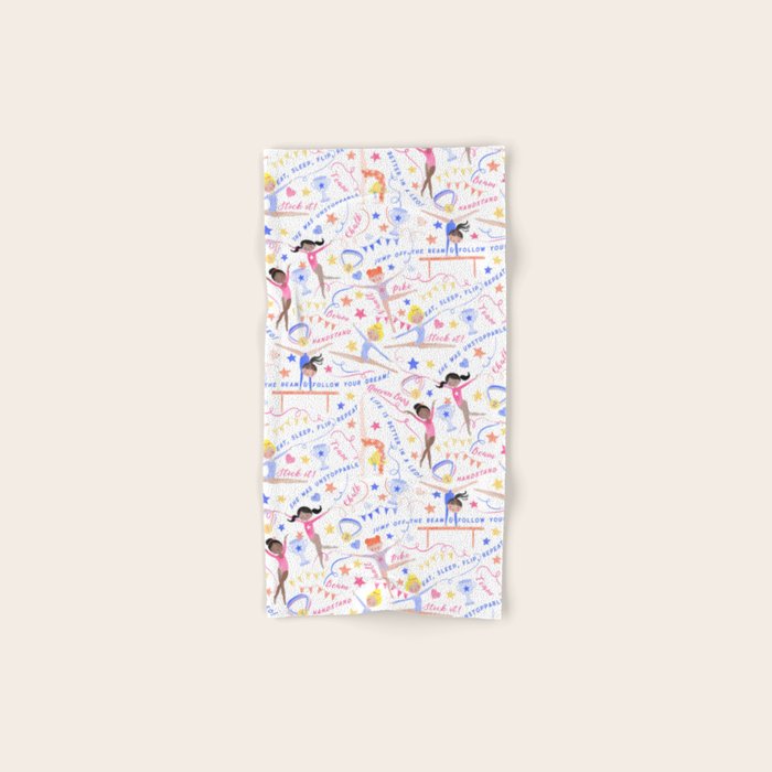 Gymnast Girls Bath Towel Gallery Image 1