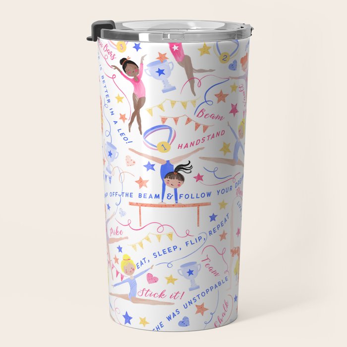 Gymnast Girls Travel Mug Gallery Image 3