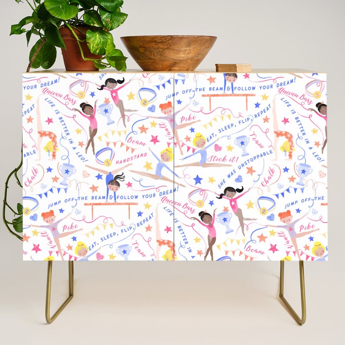 Gymnast Girls Credenza Gallery Image 1