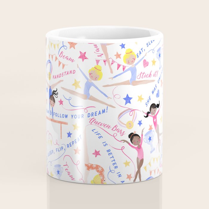 Gymnast Girls Coffee Mug Gallery Image 4