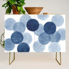 Indigo Ombre Circles Credenza Gallery Image 1