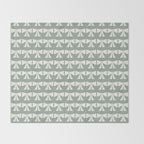 Vintage Bows XIV Green Sage Throw Blanket Gallery Image 2