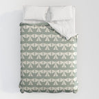 Vintage Bows XIV Green Sage Comforter Gallery Image 6