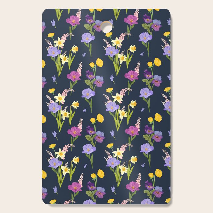 Floral Abundance Cutting Board Gallery Image 1