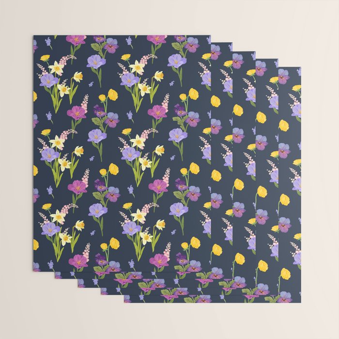 Floral Abundance Wrapping Paper Gallery Image 3