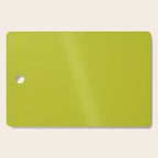 Eccentric Lime Solid Color Plain Yellowish Green Shade Modern Abstract Cutting Board Gallery Image 1