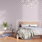 Pastel Pink Bows Coquette Aesthetic Vintage Romantic Feminine Preppy Bedroom Wallpaper Gallery Image 3