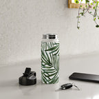 Watercolor simple leaves Water Bottle Gallery Image 4