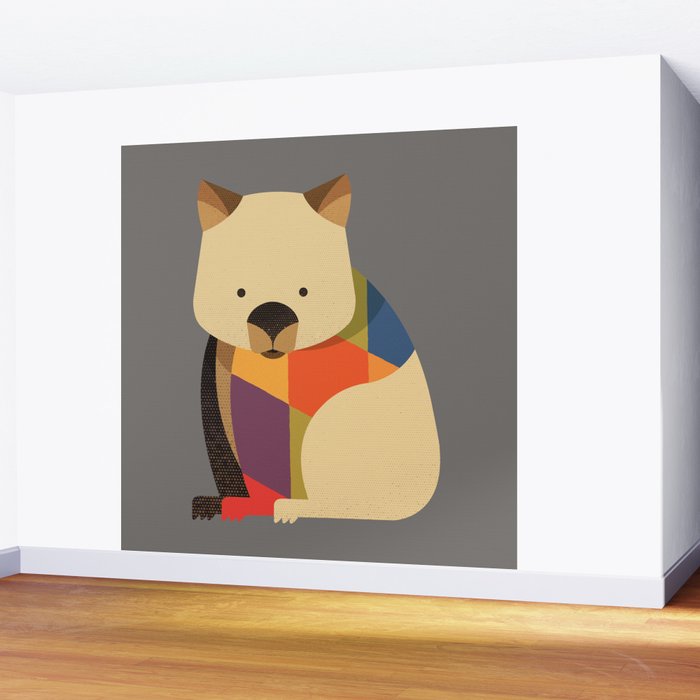 Wombat Wall Mural Gallery Image 2