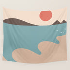 Cat Landscape 79 Wall Tapestry Gallery Image 4