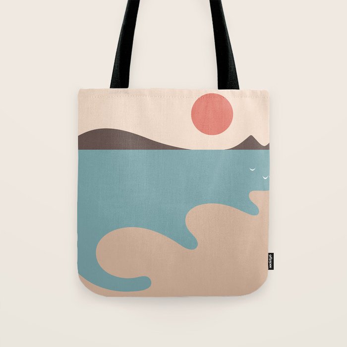 Cat Landscape 79 Tote Bag Gallery Image 1