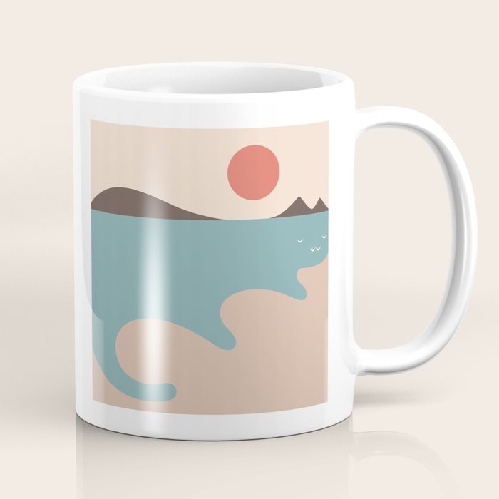 Cat Landscape 79 Coffee Mug Gallery Image 1