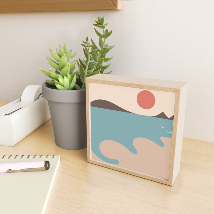 Cat Landscape 79 Mini Art Print Gallery Image 2