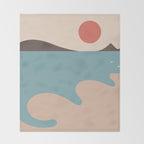 Cat Landscape 79 Throw Blanket Gallery Image 2