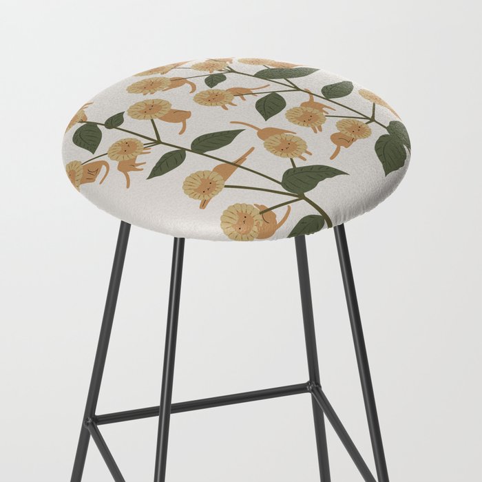 Cat and Plant 7B Stool Gallery Image 2