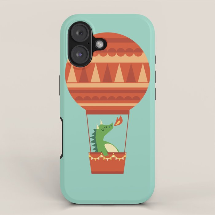 Dragon On Hot Air Balloon iPhone Case Gallery Image 1