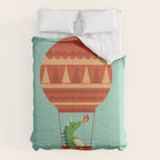 Dragon On Hot Air Balloon Comforter Gallery Image 6