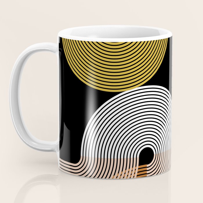 abstract geoemtric lines 3 Coffee Mug Gallery Image 3