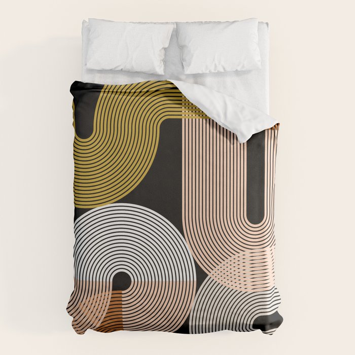 abstract geoemtric lines 3 Duvet Cover Gallery Image 6
