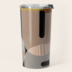 abstract geoemtric lines 3 Travel Mug Gallery Image 2