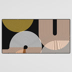 abstract geoemtric lines 3 Desk Mat Gallery Image 3
