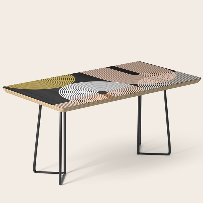 abstract geoemtric lines 3 Coffee Table Gallery Image 1