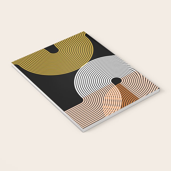abstract geoemtric lines 3 Notebook Gallery Image 3
