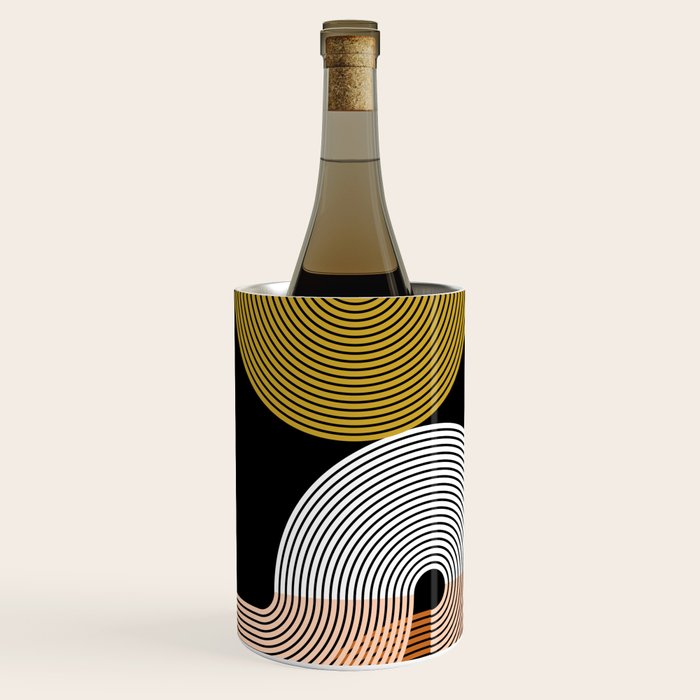 abstract geoemtric lines 3 Wine Chiller Gallery Image 2