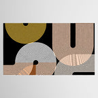 abstract geoemtric lines 3 Tablecloth Gallery Image 2