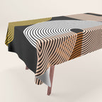 abstract geoemtric lines 3 Tablecloth Gallery Image 1