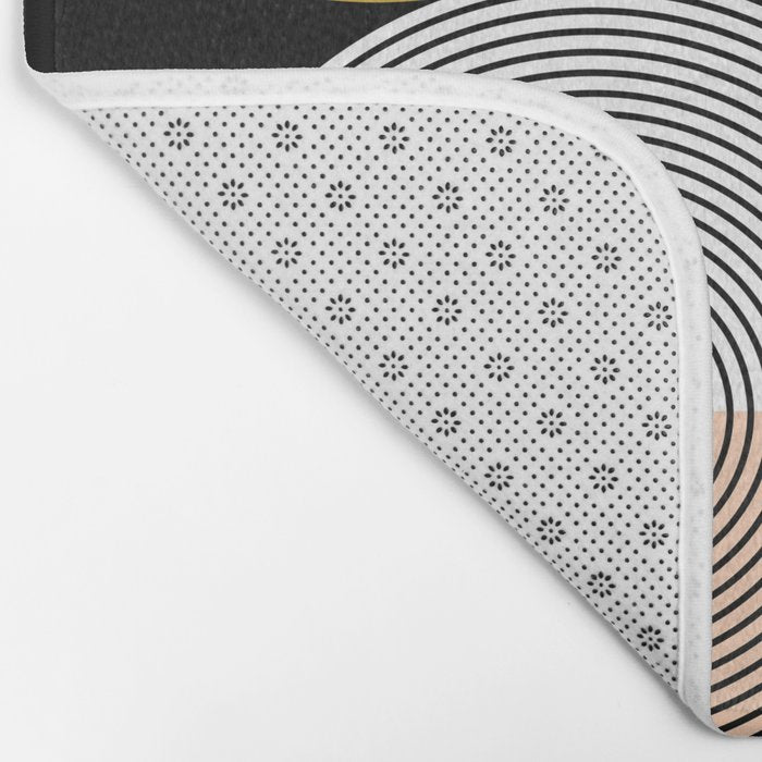 abstract geoemtric lines 3 Bath Mat Gallery Image 2