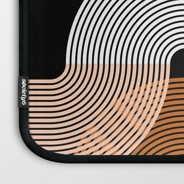 abstract geoemtric lines 3 Laptop Sleeve Gallery Image 3