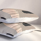 abstract geoemtric lines 3 Pillow Sham Gallery Image 3