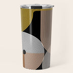 abstract geoemtric lines 3 Travel Mug Gallery Image 1