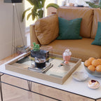 abstract geoemtric lines 3 Serving Tray Gallery Image 2