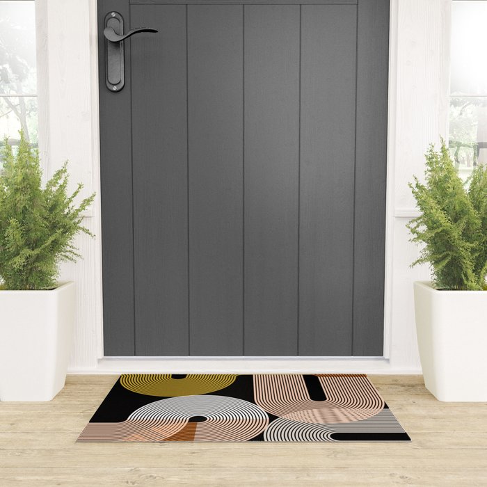 abstract geoemtric lines 3 Welcome Mat Gallery Image 3