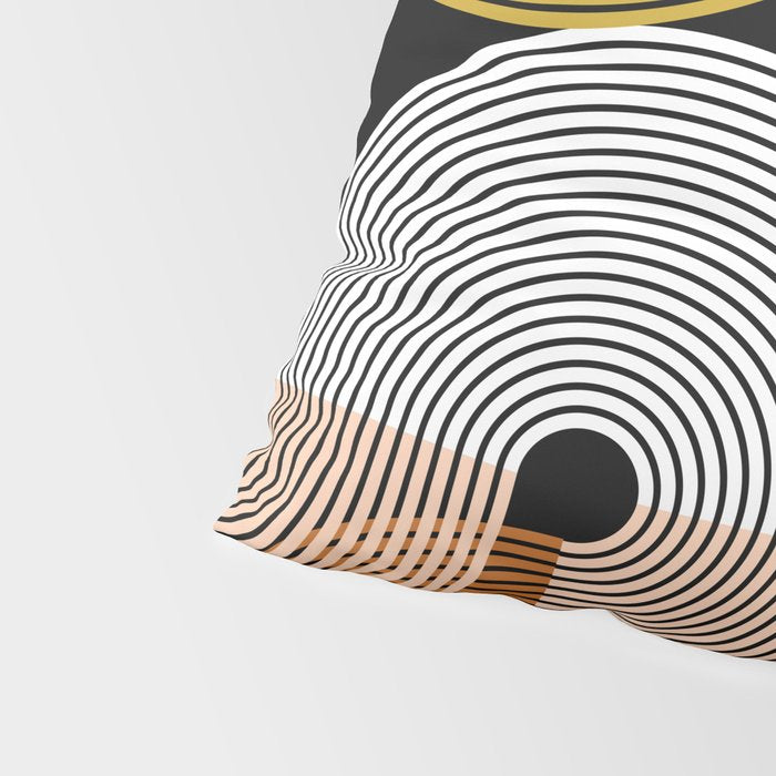 abstract geoemtric lines 3 Pillow Sham Gallery Image 4