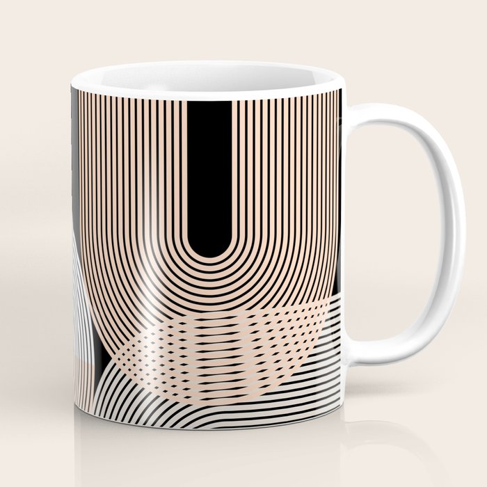 abstract geoemtric lines 3 Coffee Mug Gallery Image 1