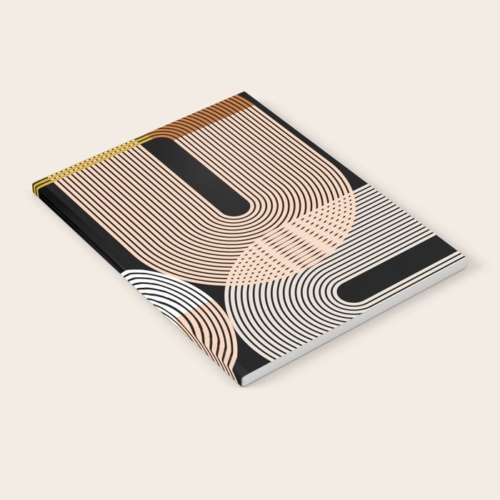 abstract geoemtric lines 3 Notebook Gallery Image 2