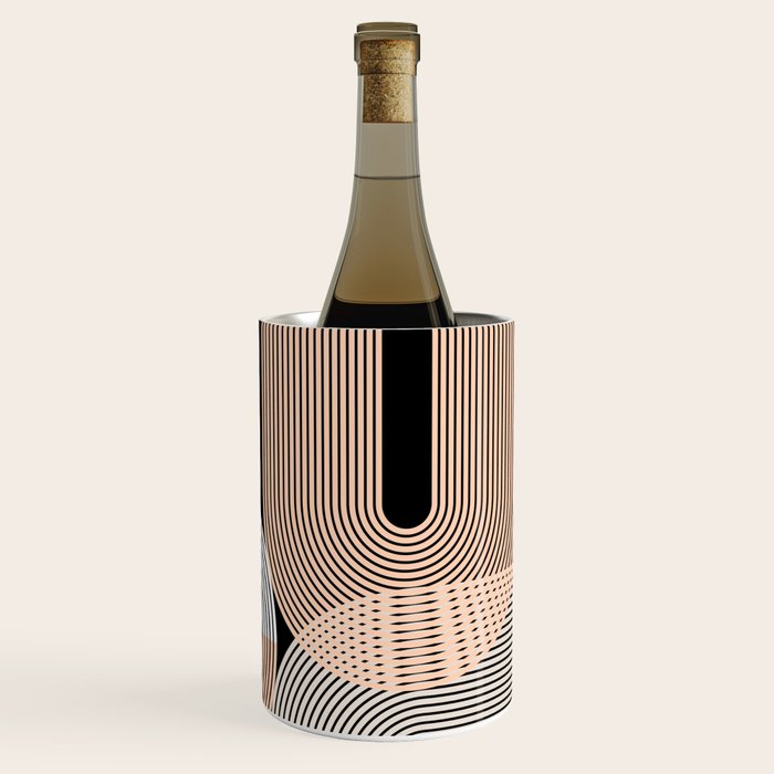 abstract geoemtric lines 3 Wine Chiller Gallery Image 3