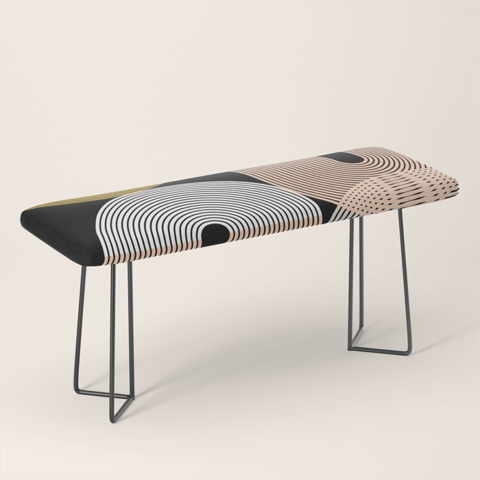abstract geoemtric lines 3 Bench Gallery Image 1