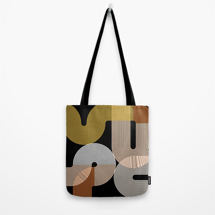 abstract geoemtric lines 3 Tote Bag Gallery Image 2