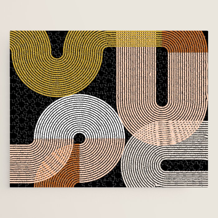 abstract geoemtric lines 3 Jigsaw Puzzle Gallery Image 1