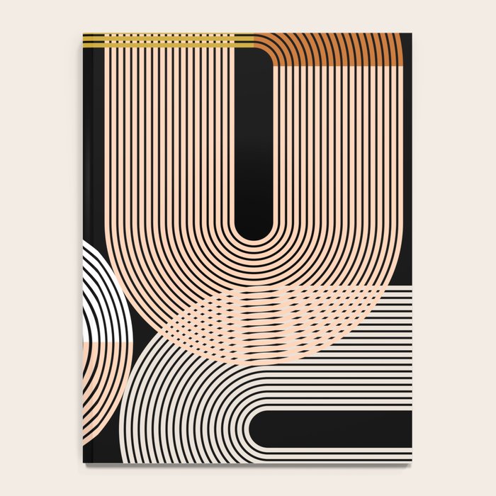 abstract geoemtric lines 3 Notebook Gallery Image 4
